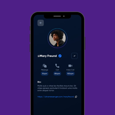 Ultra Messenger App screenshot 2